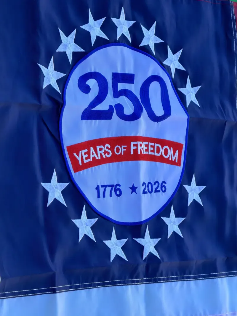 Last Day 50% OFF🔥250th Anniversary USA Commemorative Flag (3x5 Ft),Double-Sided Embroidered