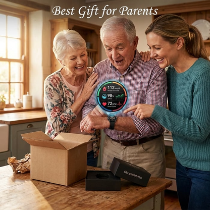 🔥🔥🔥HW Painless Blood Glucose ALL DAY Monitoring Smart Bluetooth Watch