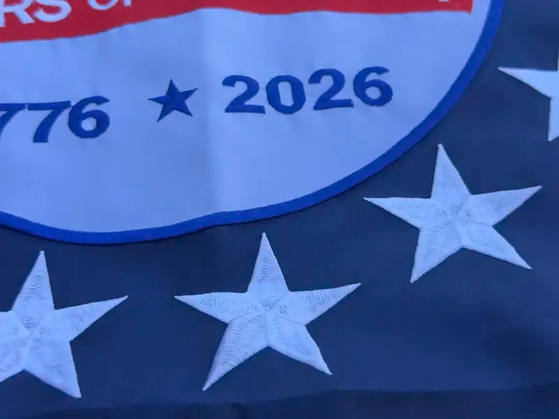 Last Day 50% OFF🔥250th Anniversary USA Commemorative Flag (3x5 Ft),Double-Sided Embroidered